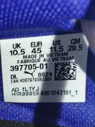 Zapatillas Puma Spired Raceday Azul/Blanco