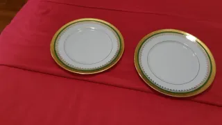 2 Pratos Limoges França Vintage 40 anos