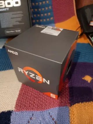 Torre PC ASRock B450 con Fuente y CPU