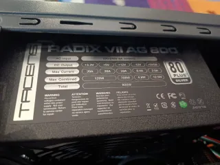 Torre PC ASRock B450 con Fuente y CPU