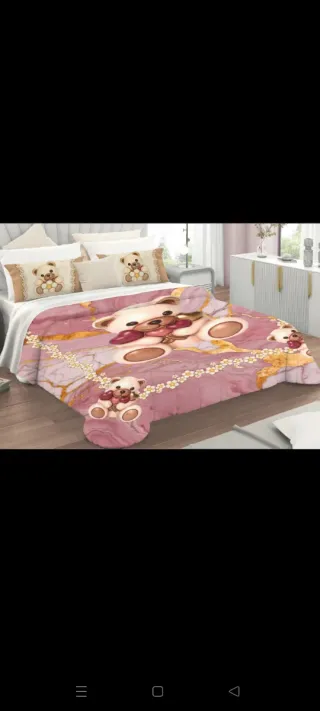 Copriletto matrimoniale Thun con cuscino