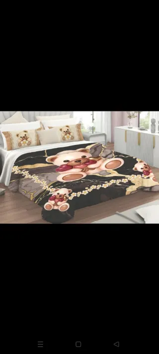 Copriletto matrimoniale Thun con cuscino