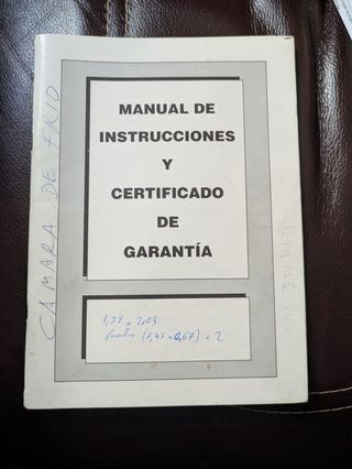 Cámara Frigorífica Infrico