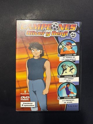 DVD Campeones Oliver y Benji. PRECIO NEGOCIABLE