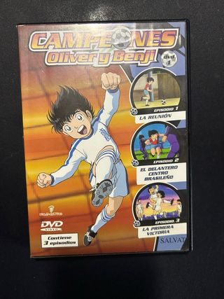 DVD Campeones Oliver y Benji. PRECIO NEGOCIABLE