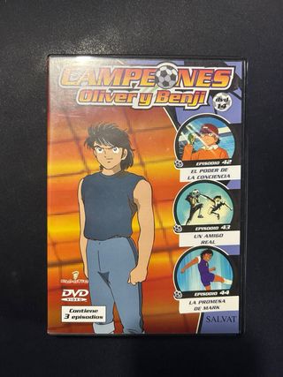 DVD Campeones Oliver y Benji. PRECIO NEGOCIABLE