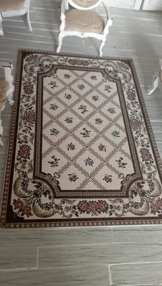 Tappeto Dollhouse 1:12 Floreale 13,3x19,6 cm