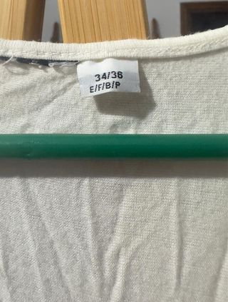 Camiseta manga larga blanca primaveral