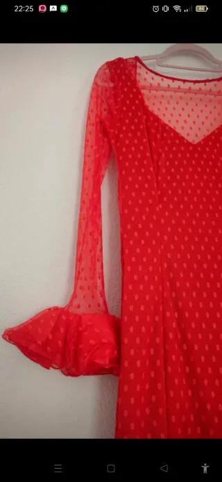 Traje de Flamenca Pasarela Rojo