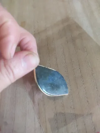 Ciondolo Labradorite Naturale Filo Oro