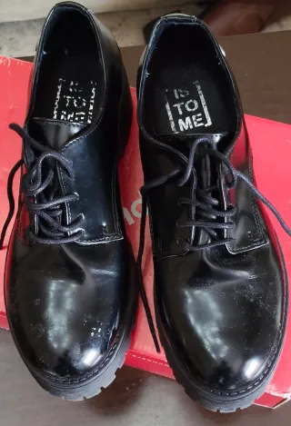 Zapatos negros de plataforma