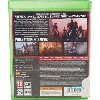 RED DEAD REDEMPTION 2 MICROSOFT XBOX ONE