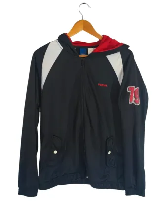 Casaco Reebok M Preto e Vermelho