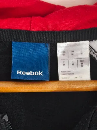 Casaco Reebok M Preto e Vermelho