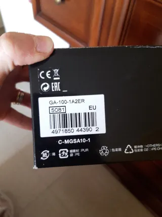 Orologio G-Shock Uomo Nero Blu