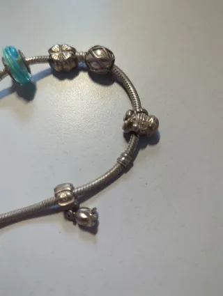 Pulsera Pandora Plata con 6 Charms