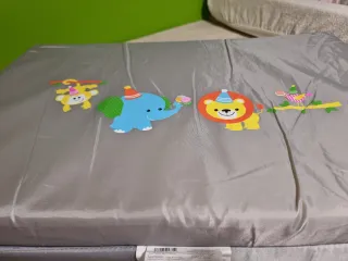 Colchón plegable cuna viaje Asalvo Baby