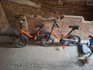 Bicicleta infantil naranja