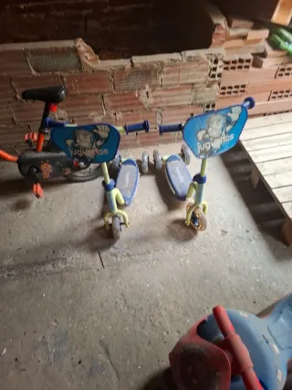 Bicicleta infantil naranja