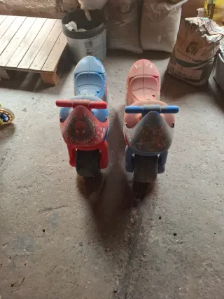 Bicicleta infantil naranja