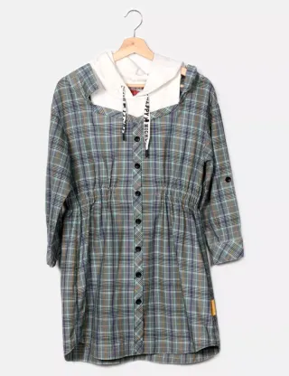 Vestido Highly Preppy cuadros talla M