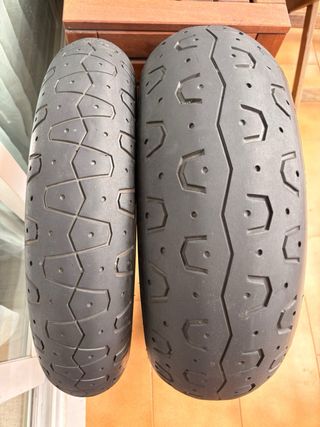 Neumáticos Pirelli 120/70/17 y 180/55/17