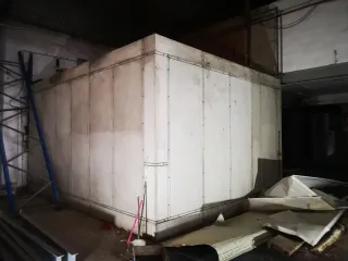 Cámara de congelación sin equipo