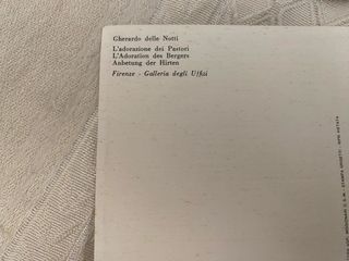 4 cartoline d'epoca soggetti sacri/natalizi