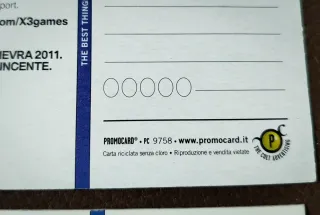 Cartoline Promocard BMW X3 Games Collezione