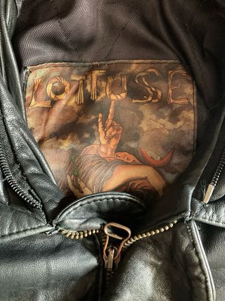 Cazadora Piel Lottusse Negra