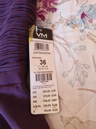 Abito Vera Mont viola