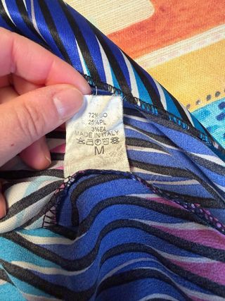 Vestitino corto fantasia righe