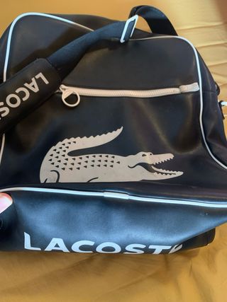Mochila Lacoste Negra