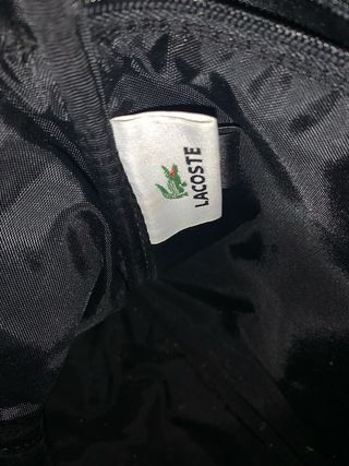 Mochila Lacoste Negra