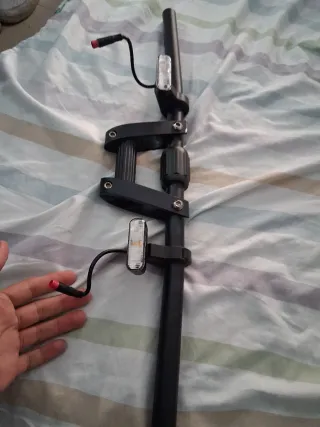 Manillar patinete con luces