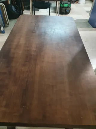 Mesa de centro de madera maciza