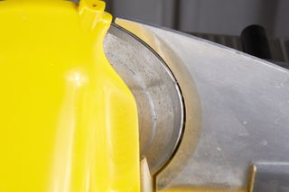 Affettatrice gialla Omre Quick Mill anni '70