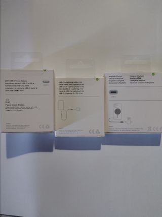 Cargador Apple iPhone adaptador+magnético+cable