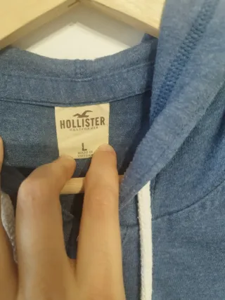 Chaqueta entretiempo Hollister Azul Mujer Talla L