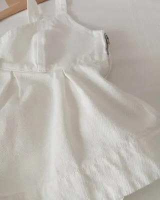 Top denim blanco Zara
