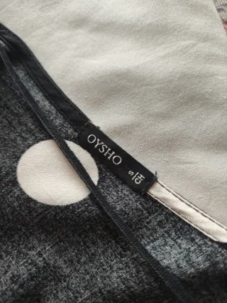 Vestido largo lunares Oysho