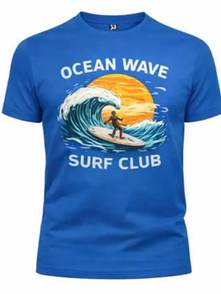 Camiseta manga corta serigrafiada