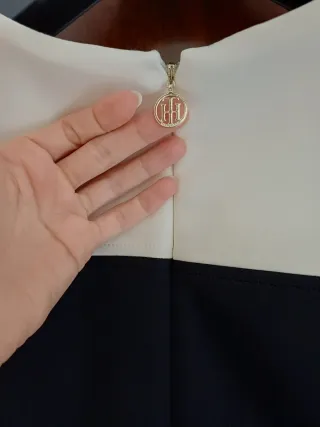 Abito Tommy Hilfiger bianco e nero