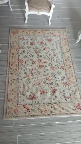 Tappeto Dollhouse 1:12 Fiori Liberty
