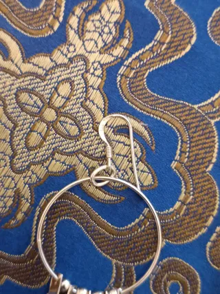 Pendientes plata étnicos