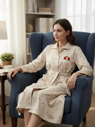 Ropa de mujer verde con estampado