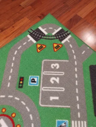 Alfombra infantil de carretera