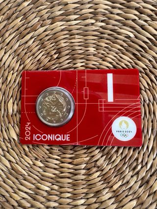 4 Monedas 2 Euro Francia 2024 París J.O.