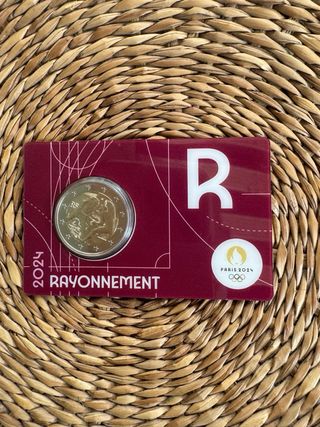 4 Monedas 2 Euro Francia 2024 París J.O.