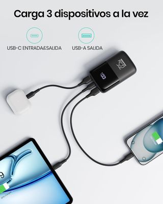 INIU Power Bank, Mini 10000mAh 22.5W Bateria Exter